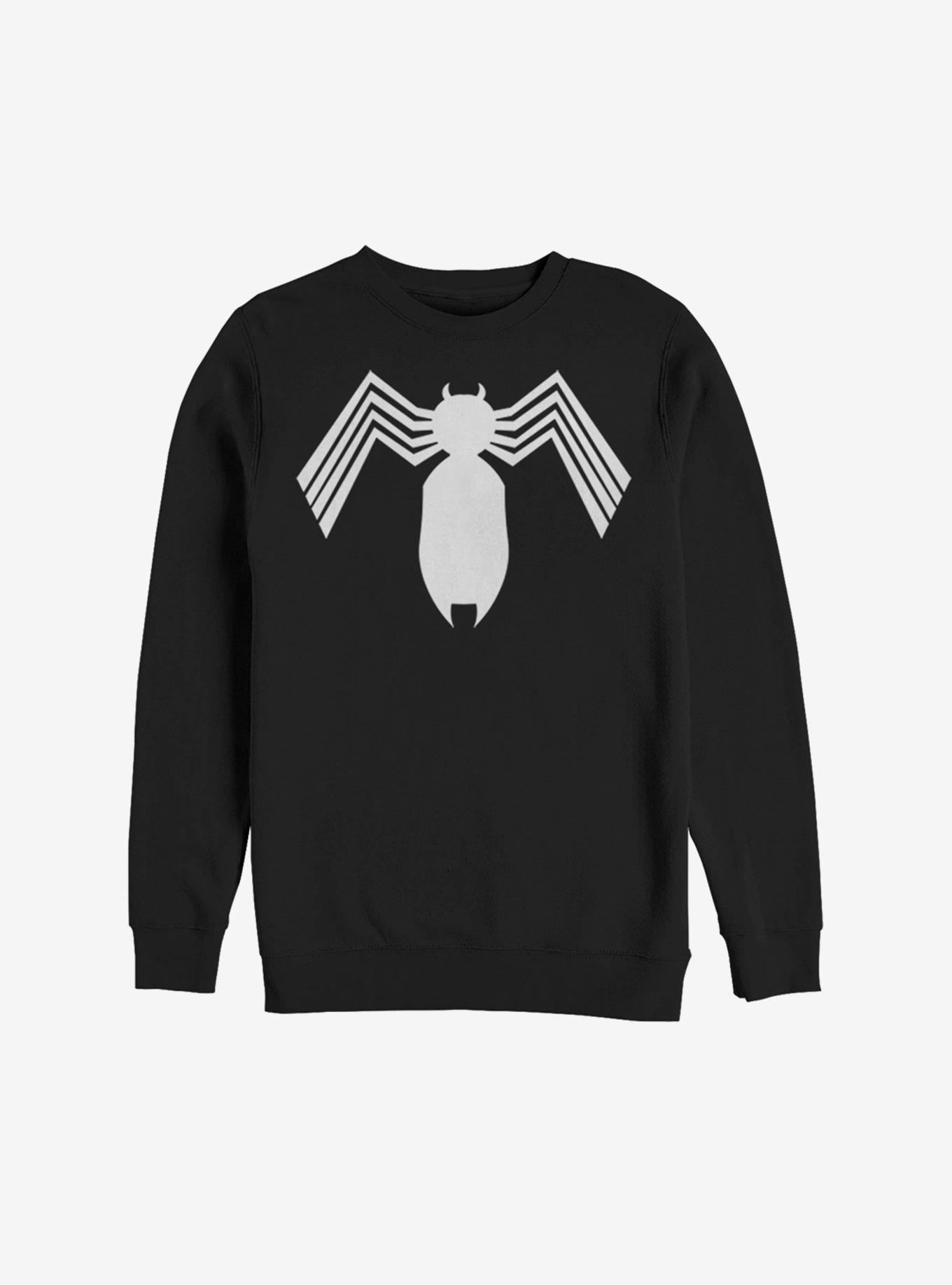 Marvel Spider-Man Alien Symbiote Icon Sweatshirt - BLACK | BoxLunch