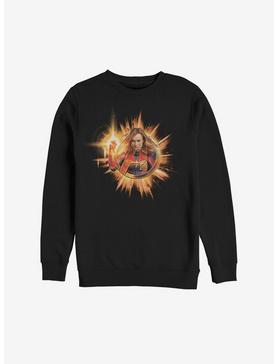 Marvel Captain Marvel Fire Flare Sweatshirt, , hi-res