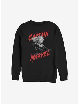Marvel Avengers: Endgame High Contrast Captain Marvel Sweatshirt, , hi-res