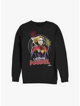 Marvel Captain Marvel Sketch Sweatshirt, , hi-res