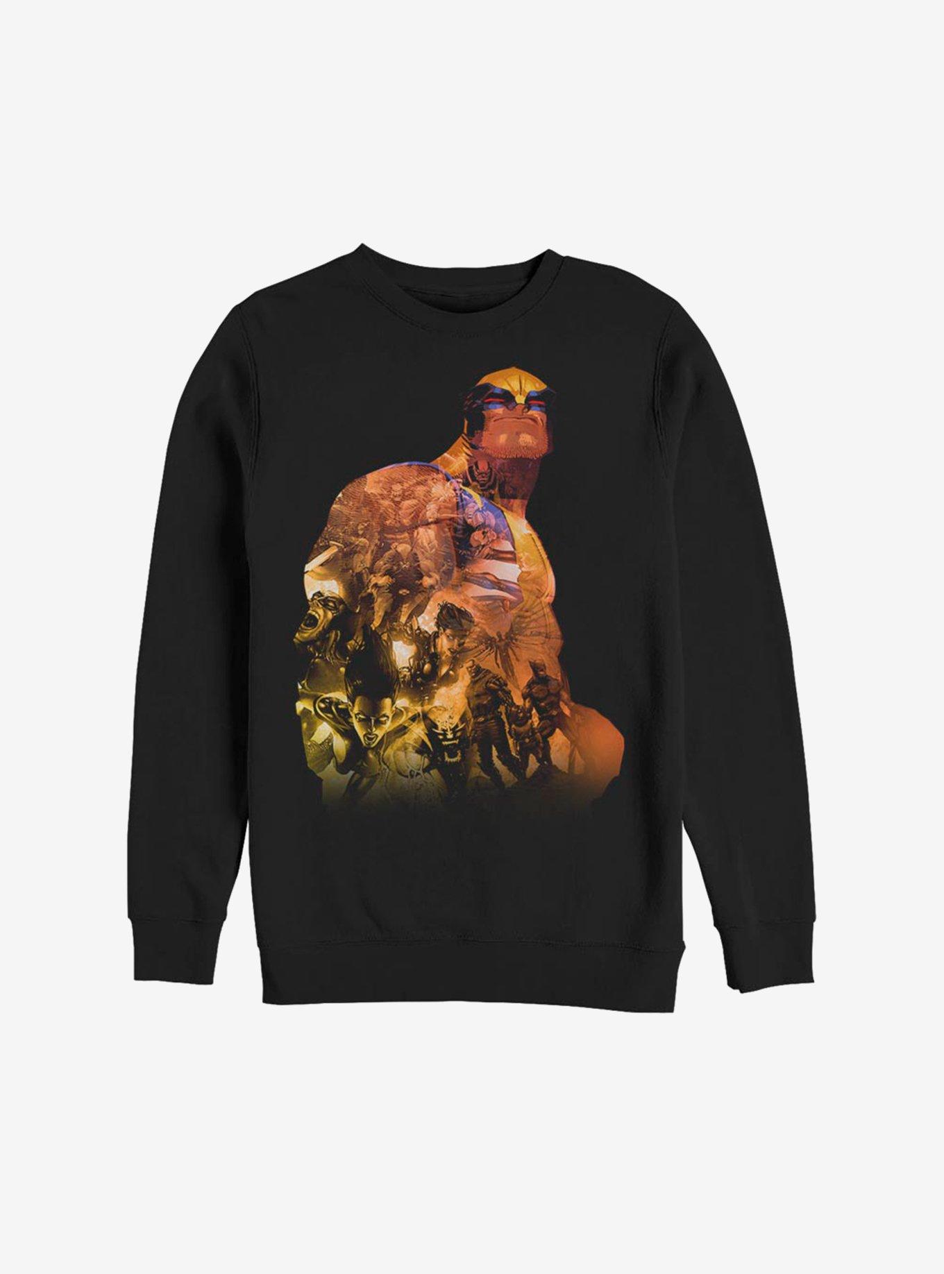 Marvel X-Men All For One Sweatshirt, BLACK, hi-res