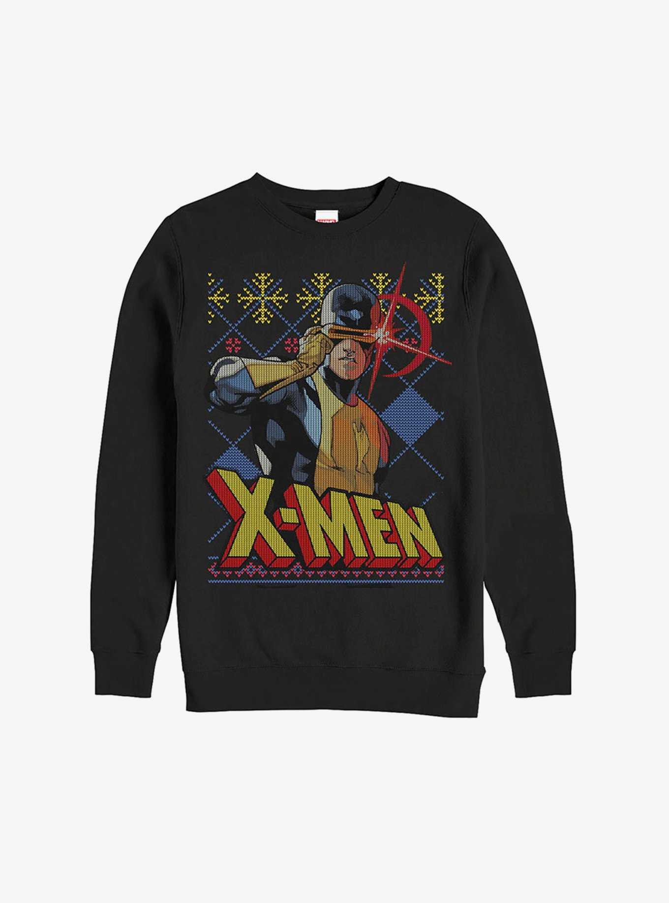 Marvel X-Men Cyclops Christmas Pattern Sweatshirt, , hi-res