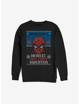 Marvel Spider-Man Grandma's Heroic Holiday Sweater Sweatshirt, , hi-res