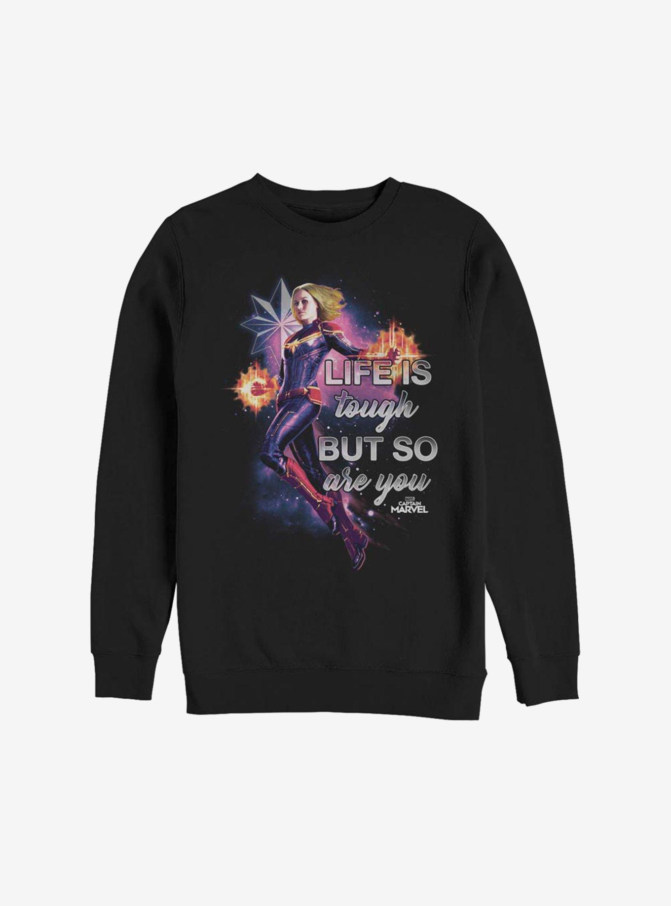 Marvel Captain Marvel You Are Tough Sweatshirt, , hi-res