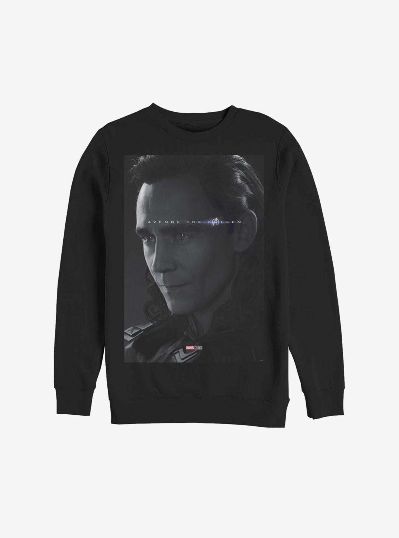 Marvel Avengers: Endgame Avenge Loki Sweatshirt, BLACK, hi-res