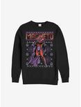 Marvel X-Men Magneto Christmas Pattern Sweatshirt, BLACK, hi-res