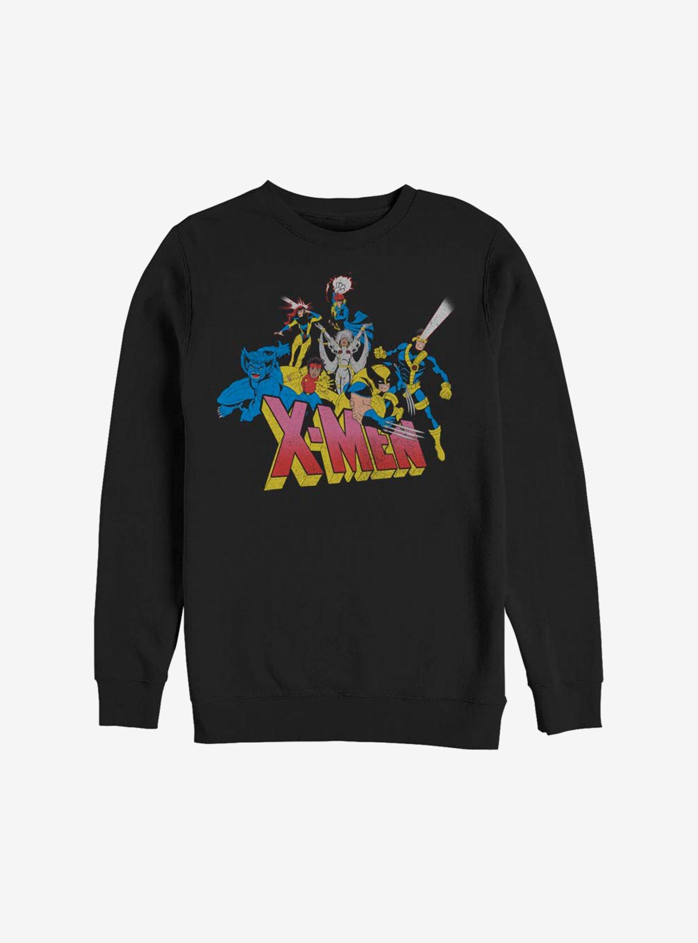 Marvel X-Men Group Fight Sweatshirt, , hi-res