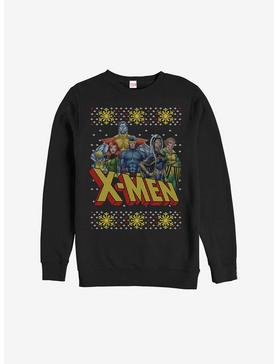 Marvel X-Men Group Christmas Pattern Sweatshirt, , hi-res