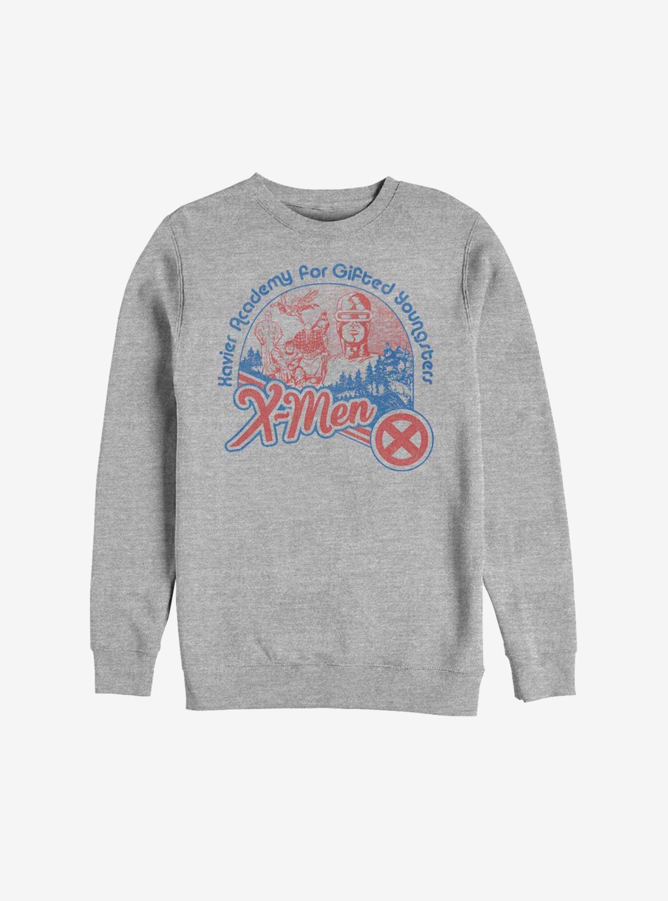 Marvel X-Men Academy For Gifted Youngsters Sweatshirt - GREY | BoxLunch