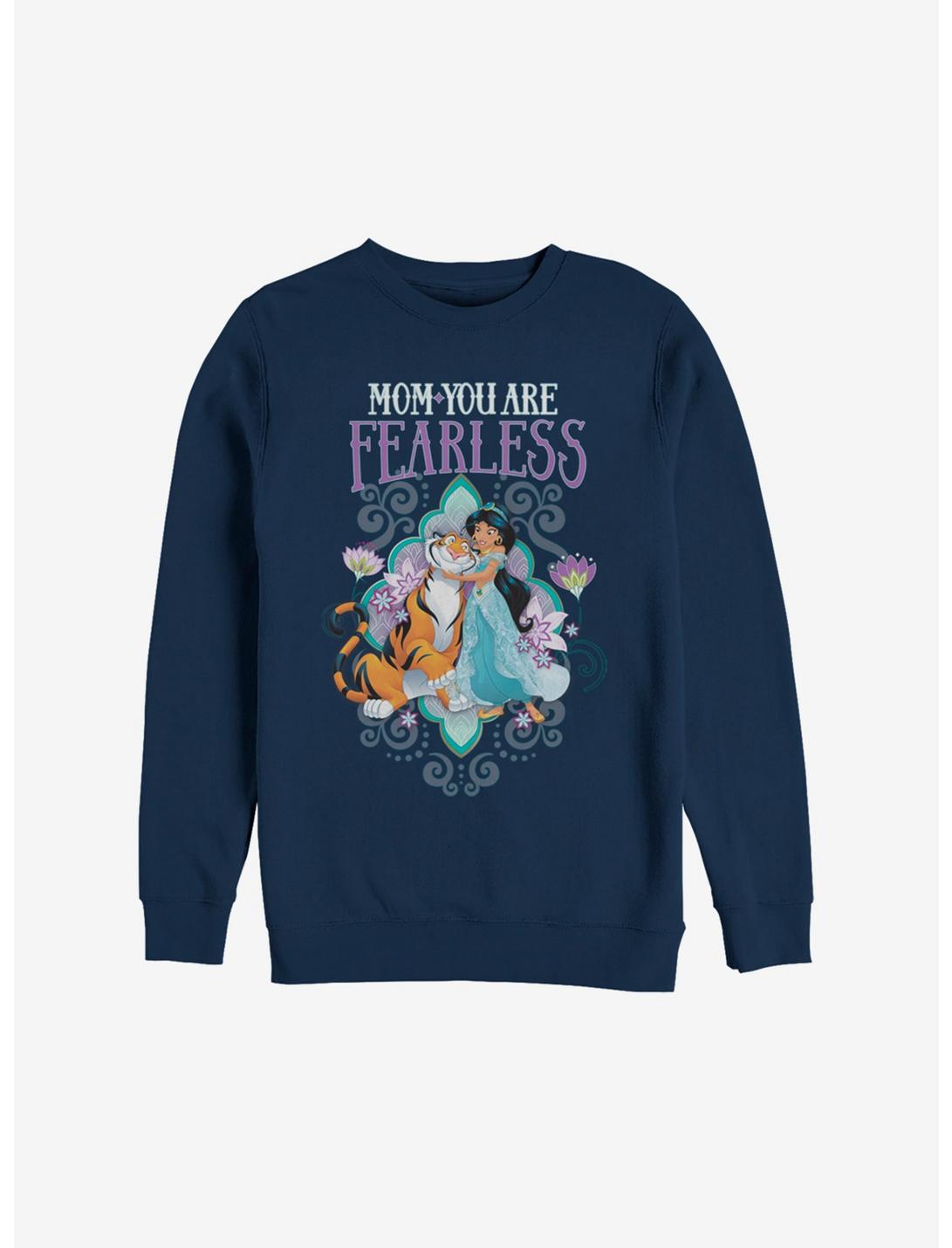Disney Aladdin Fearless Jasmine Sweatshirt, NAVY, hi-res