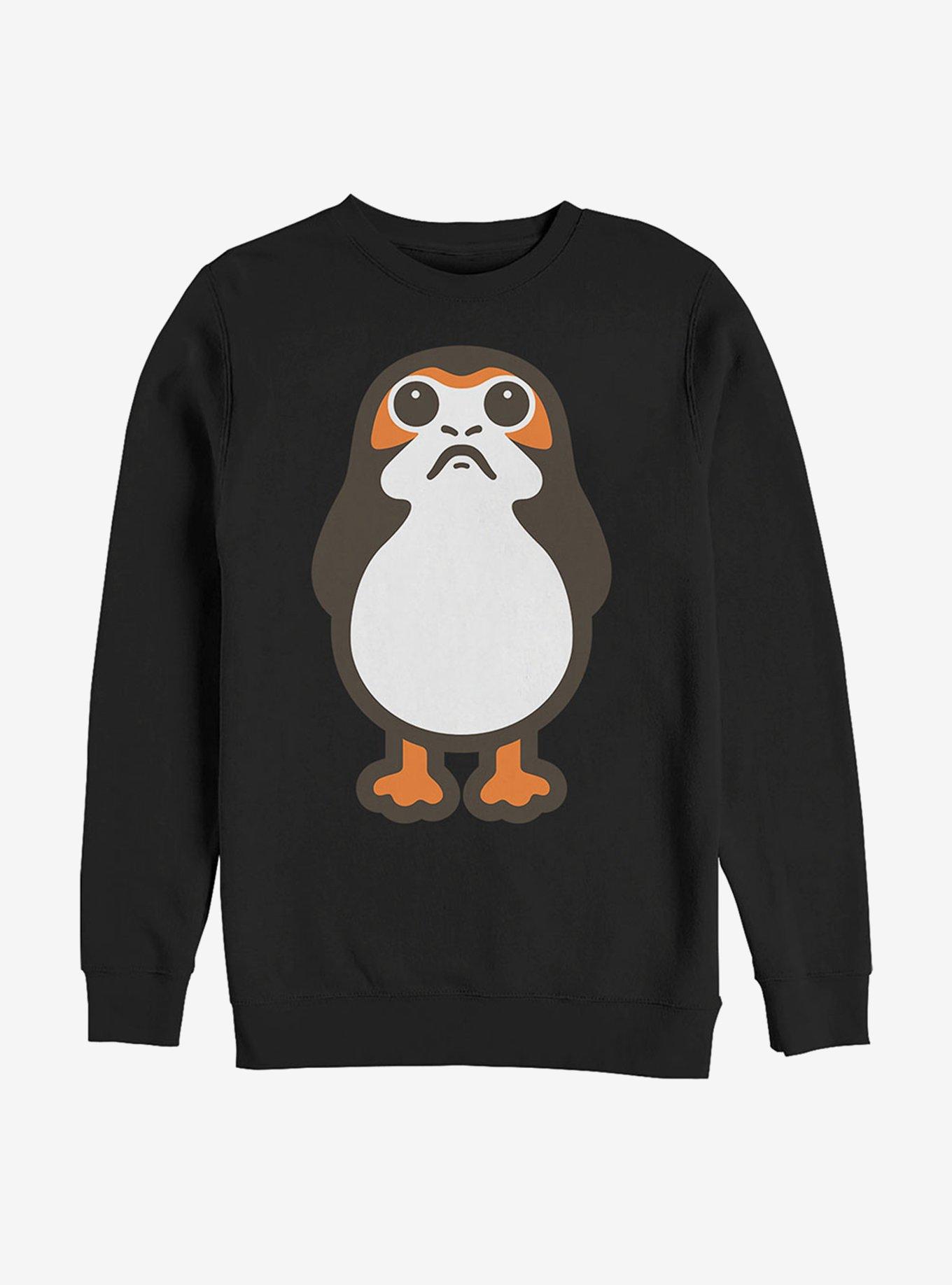 Star Wars Episode VIII The Last Jedi Big Porg Sweatshirt, BLACK, hi-res