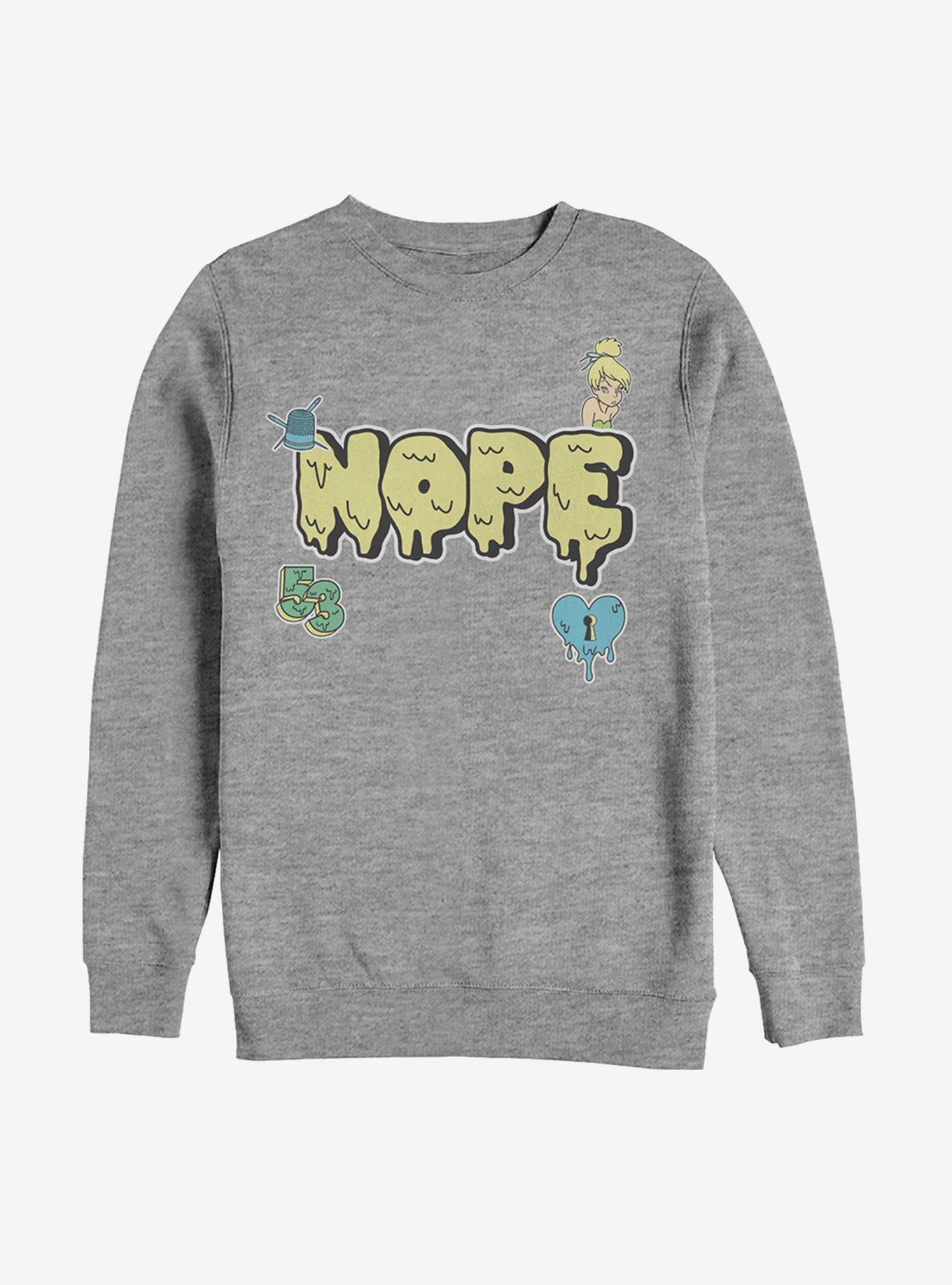 Disney Peter Pan Tinker Bell Nope Sweatshirt, , hi-res