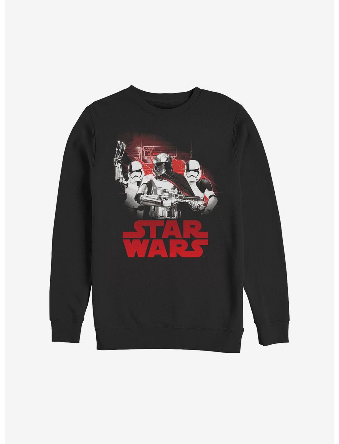 Plus Size Star Wars Episode VIII The Last Jedi Enforcement Trio Sweatshirt, BLACK, hi-res