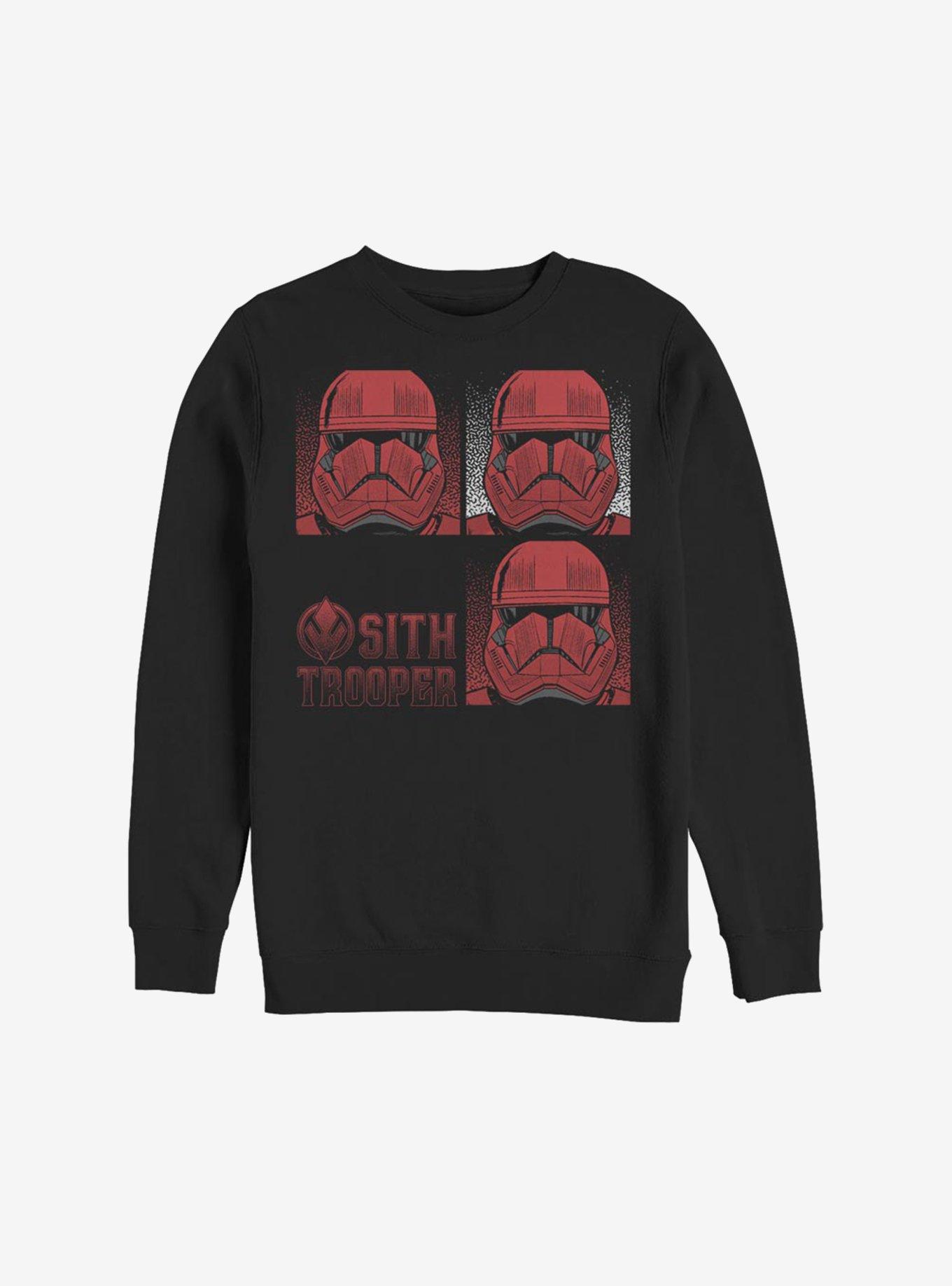 Star Wars Episode IX The Rise Of Skywalker Sith Trooper Sweatshirt, BLACK, hi-res