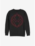 Star Wars Episode IX The Rise Of Skywalker Sith Trooper Emblem Sweatshirt, BLACK, hi-res