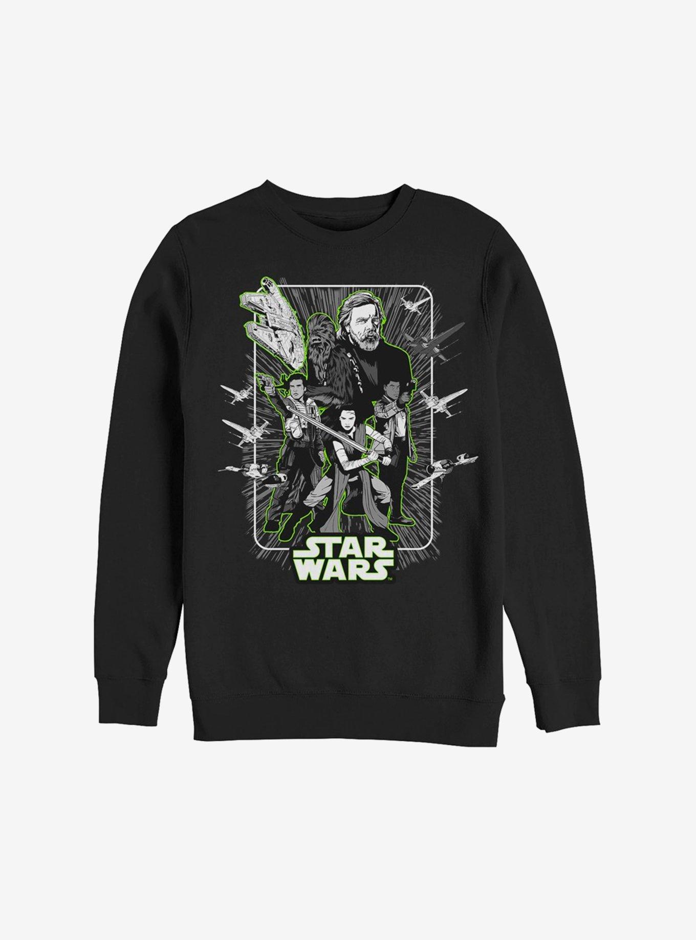 Star Wars Episode VIII The Last Jedi Heroes Return Sweatshirt, , hi-res
