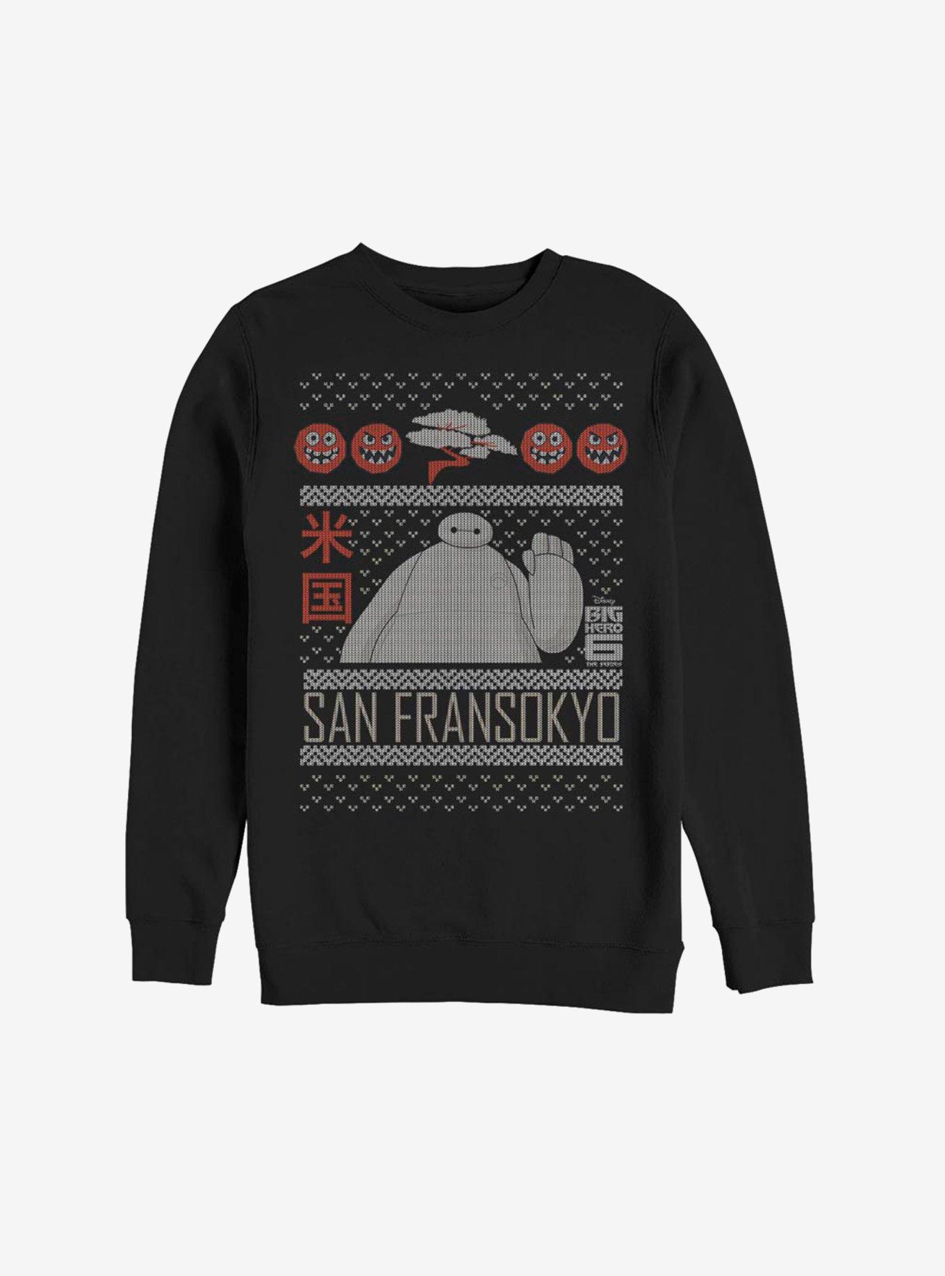 Disney Big Hero 6 Baymax Christmas Pattern Sweatshirt, , hi-res