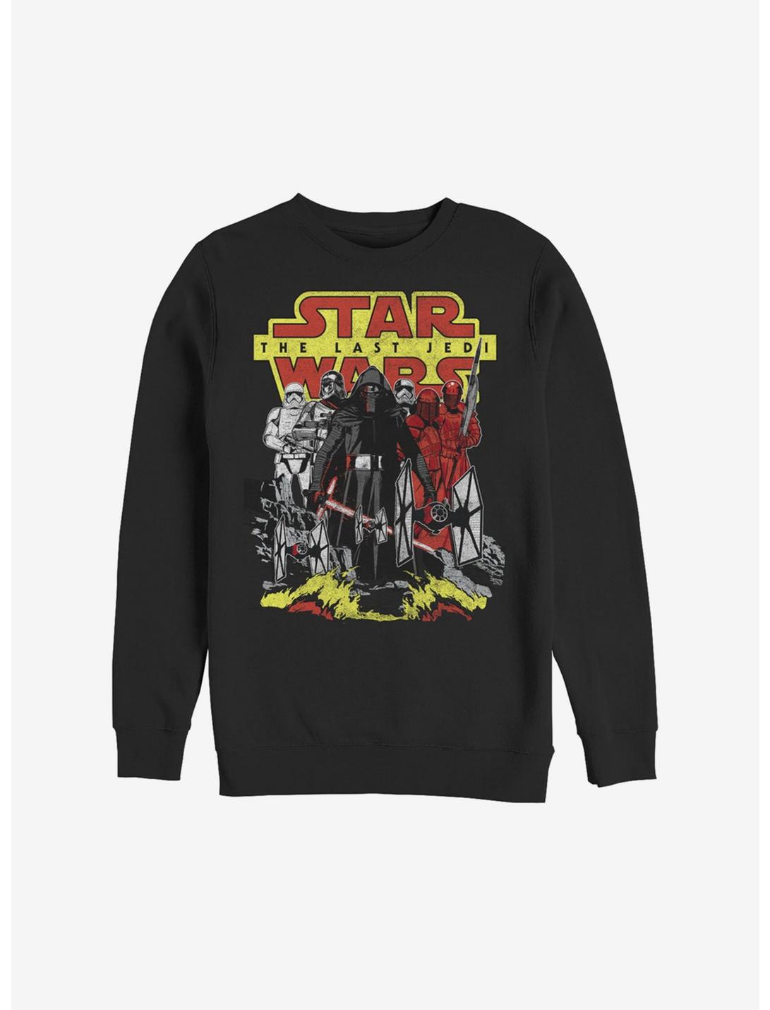 Star Wars Episode VIII The Last Jedi Dark Comic Sweatshirt, BLACK, hi-res