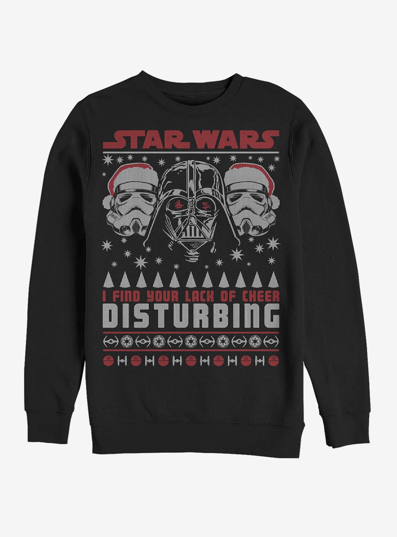 Star Wars Lack Of Cheer Disturbing Christmas Pattern Sweatshirt, , hi-res