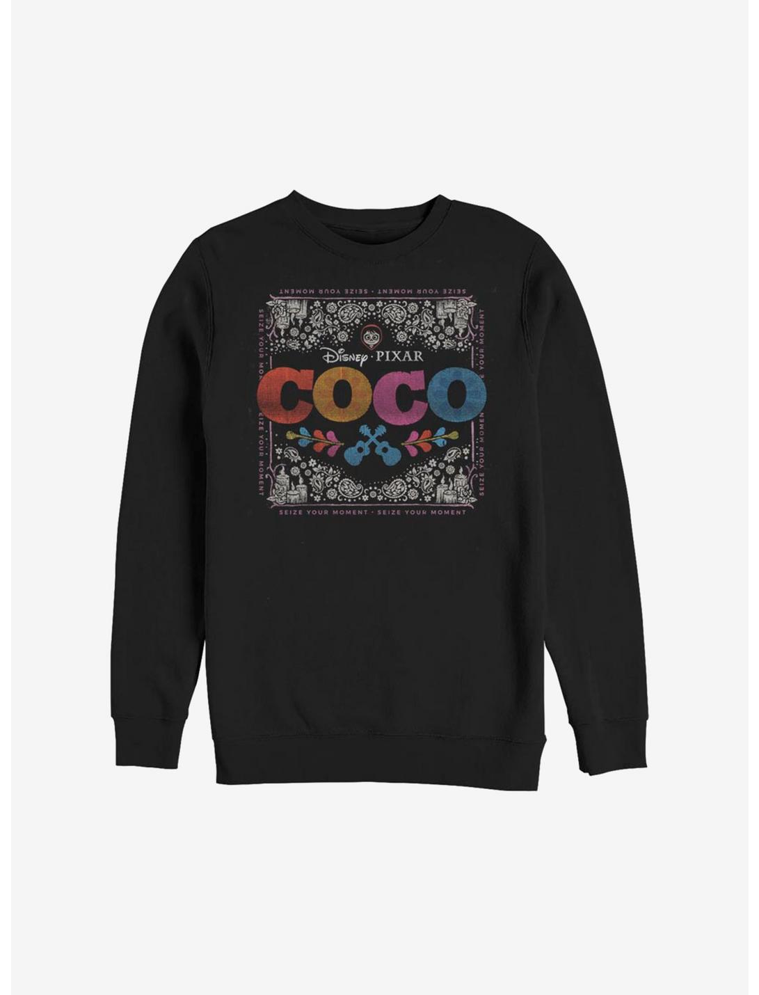 Disney Pixar Coco Classic Logo Sweatshirt, BLACK, hi-res