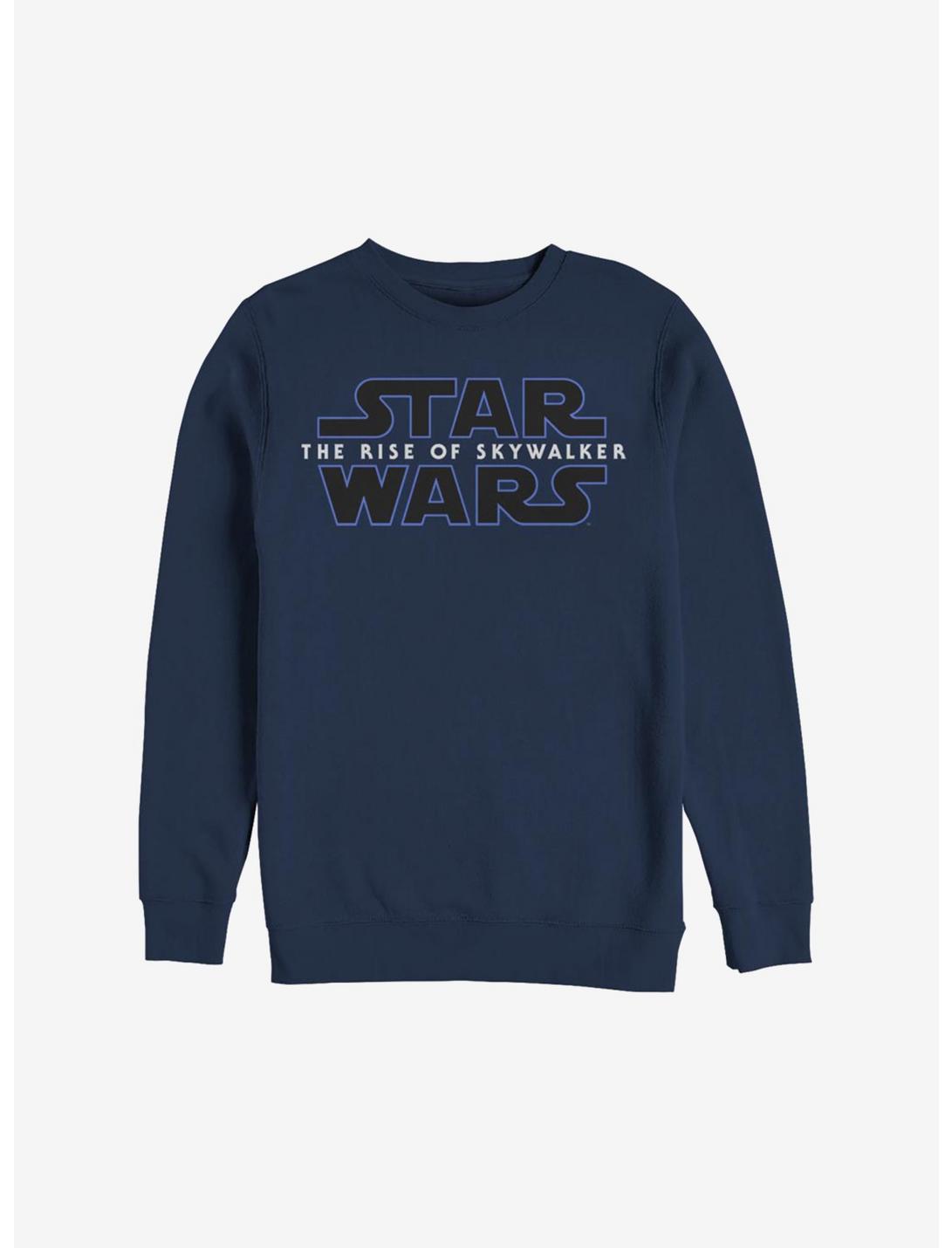 Star Wars Episode IX The Rise Of Skywalker Logo Sweatshirt, NAVY, hi-res