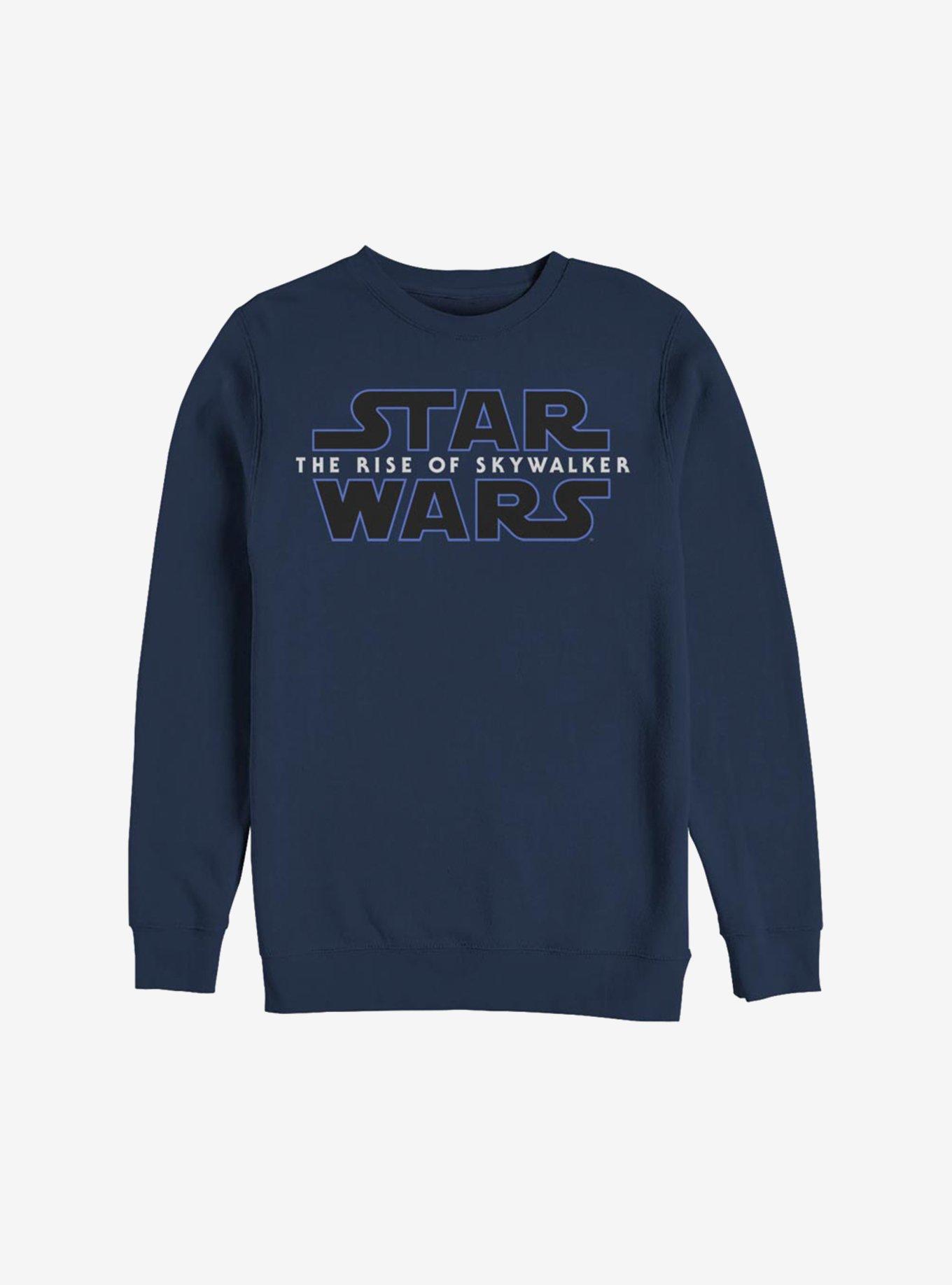 Star Wars Episode IX The Rise Of Skywalker Logo Sweatshirt, NAVY, hi-res