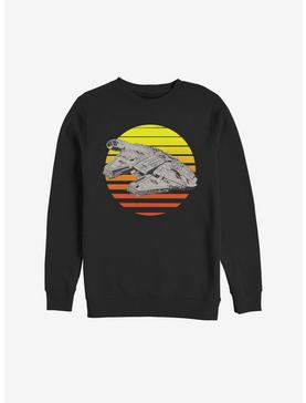 Plus Size Star Wars Episode VIII The Last Jedi Falcon Sunset Sweatshirt, , hi-res