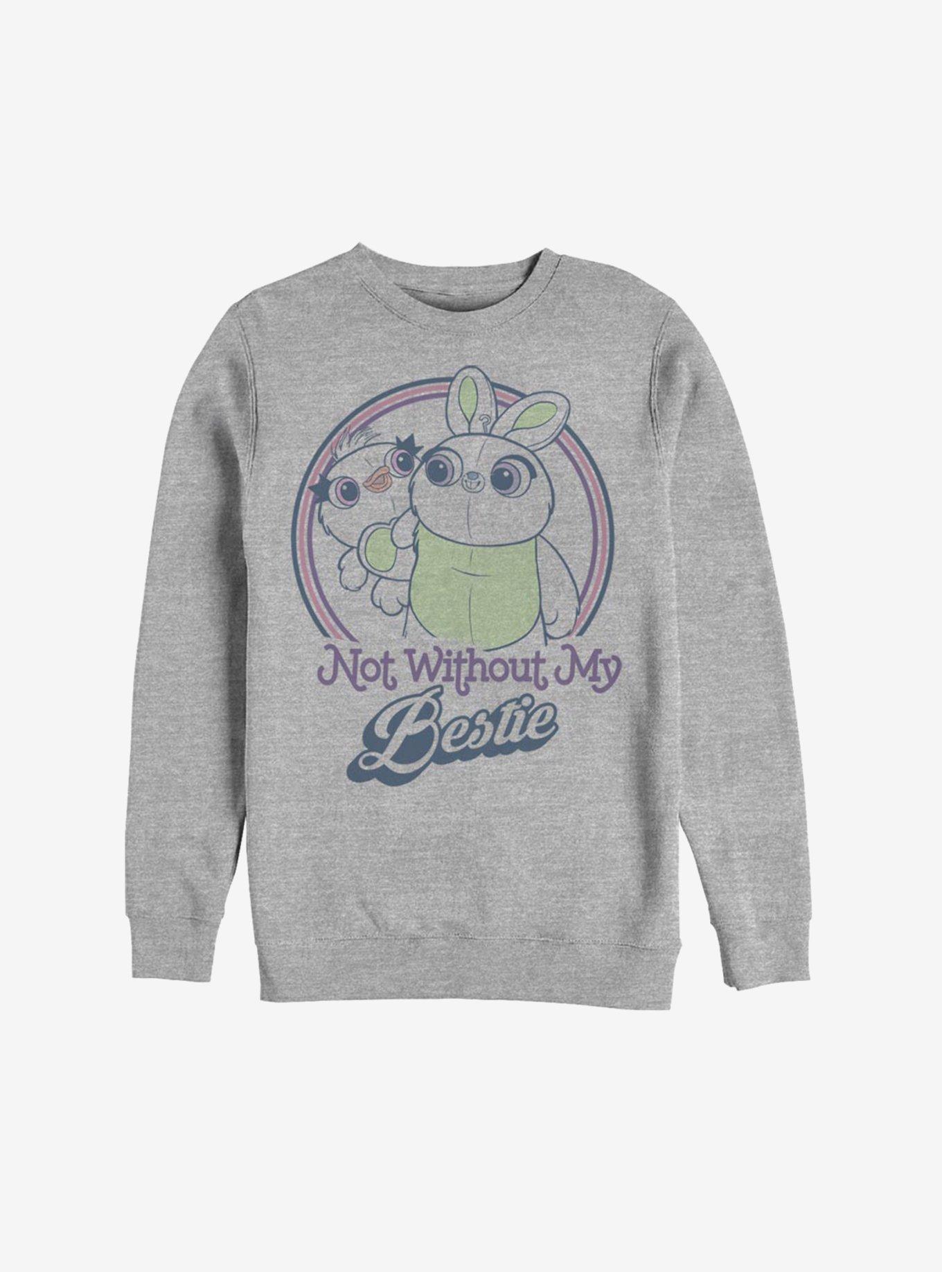 Disney Pixar Toy Story 4 Bestie Sweatshirt, ATH HTR, hi-res