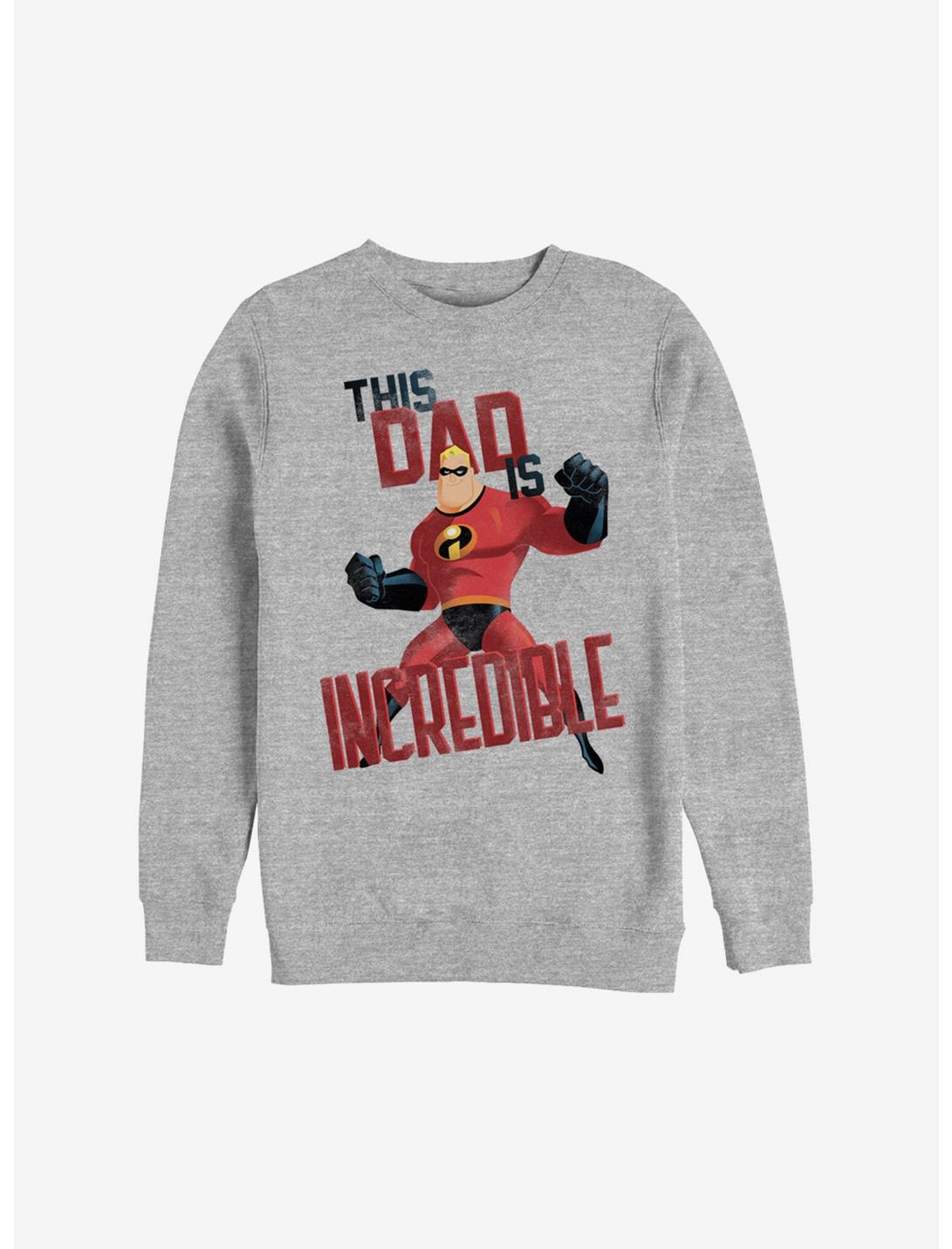 Disney Pixar The Incredibles This Dad Sweatshirt, ATH HTR, hi-res