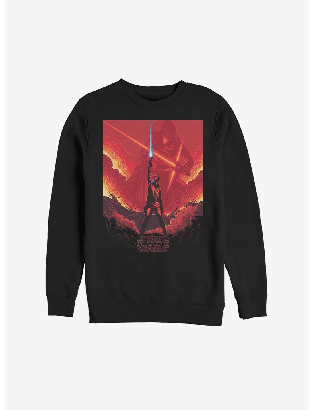 Plus Size Star Wars Episode VIII The Last Jedi Dark Force Sweatshirt, BLACK, hi-res