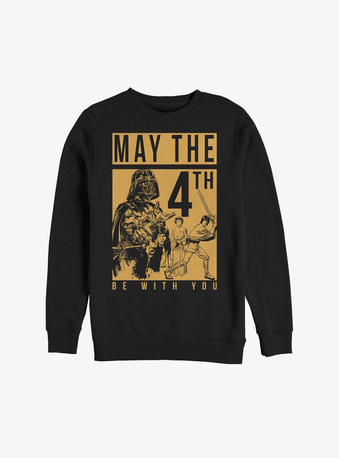 Star Wars May The Fourth Box Sweatshirt, BLACK, hi-res