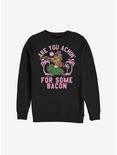 Disney The Lion King Bacon Achin' Sweatshirt, BLACK, hi-res