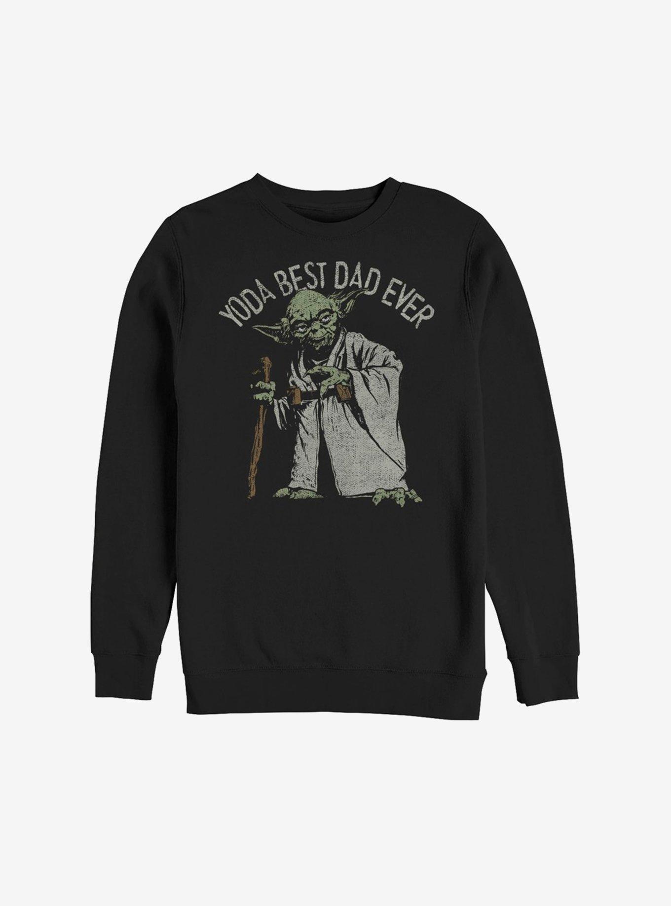 Star Wars Yoda Best Dad Sweatshirt, , hi-res