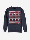 Star Wars Dark Side Icons Christmas Pattern Sweatshirt, NAVY, hi-res