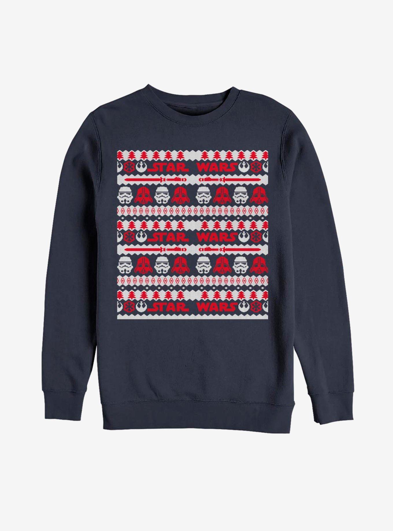 Star Wars Dark Side Icons Christmas Pattern Sweatshirt, , hi-res