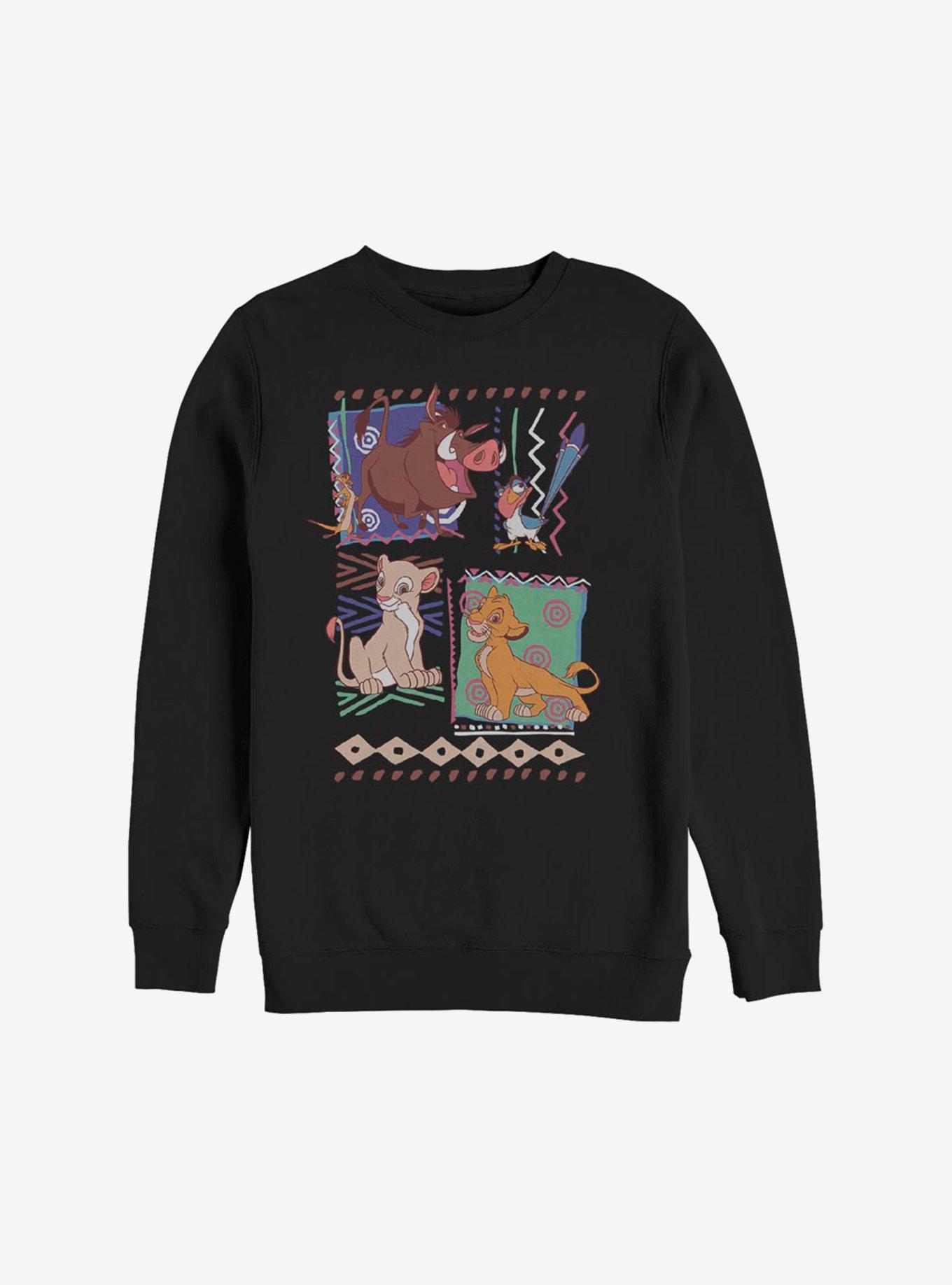 Disney The Lion King Nineties Pattern Sweatshirt, , hi-res