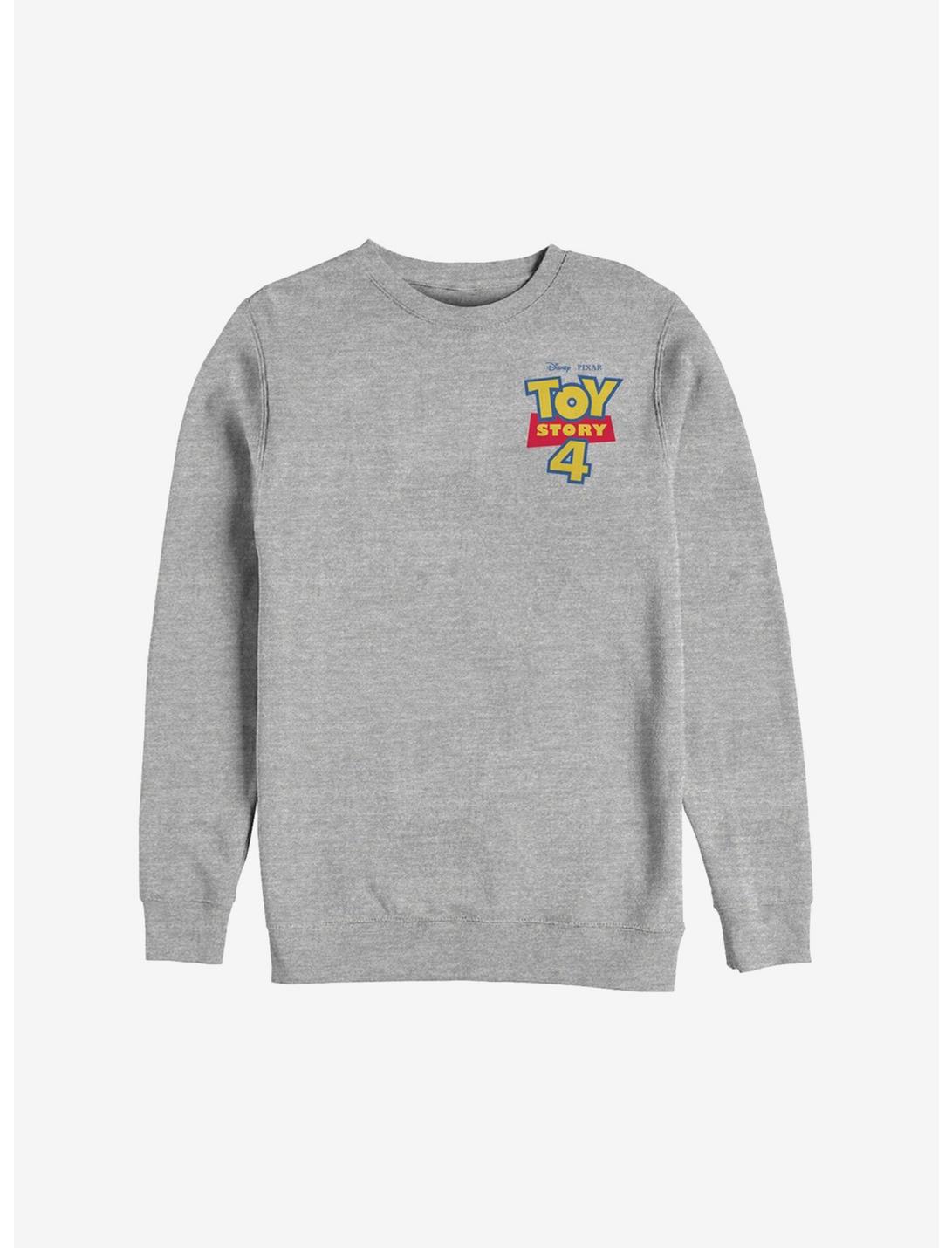 Disney Pixar Toy Story 4 Chest Color Logo Sweatshirt, ATH HTR, hi-res
