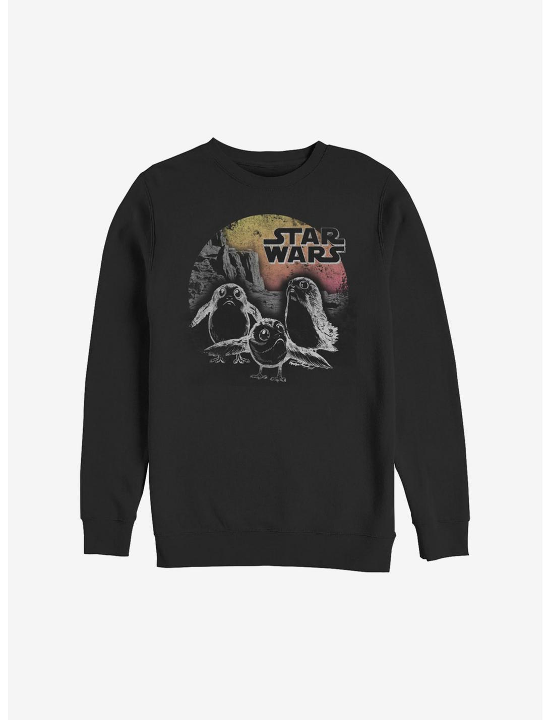 Star Wars Episode VIII The Last Jedi Little Porgs Sweatshirt, BLACK, hi-res