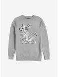 Disney The Lion King Young Simba Sweatshirt, ATH HTR, hi-res