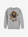 Disney The Lion King Surrounded By Idiots Sweatshirt, ATH HTR, hi-res