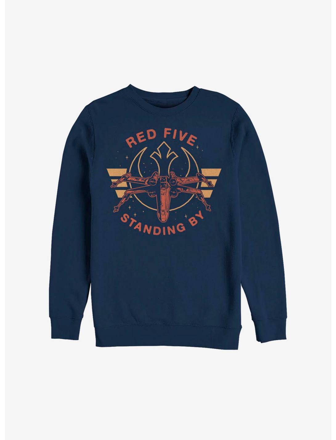 Star Wars Red Five Standing By Sweatshirt, NAVY, hi-res