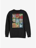 Disney Pixar Character Lineup Sweatshirt, BLACK, hi-res