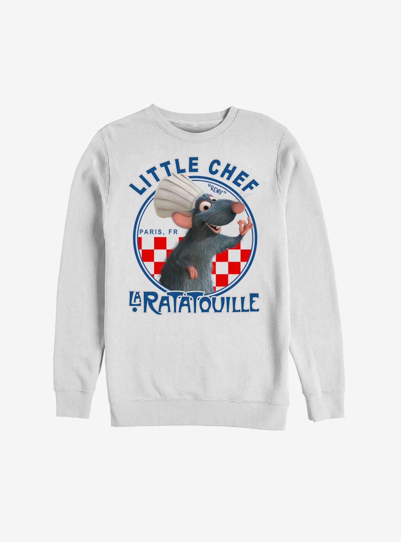Disney Pixar Ratatouille Little Chef Remy Sweatshirt WHITE