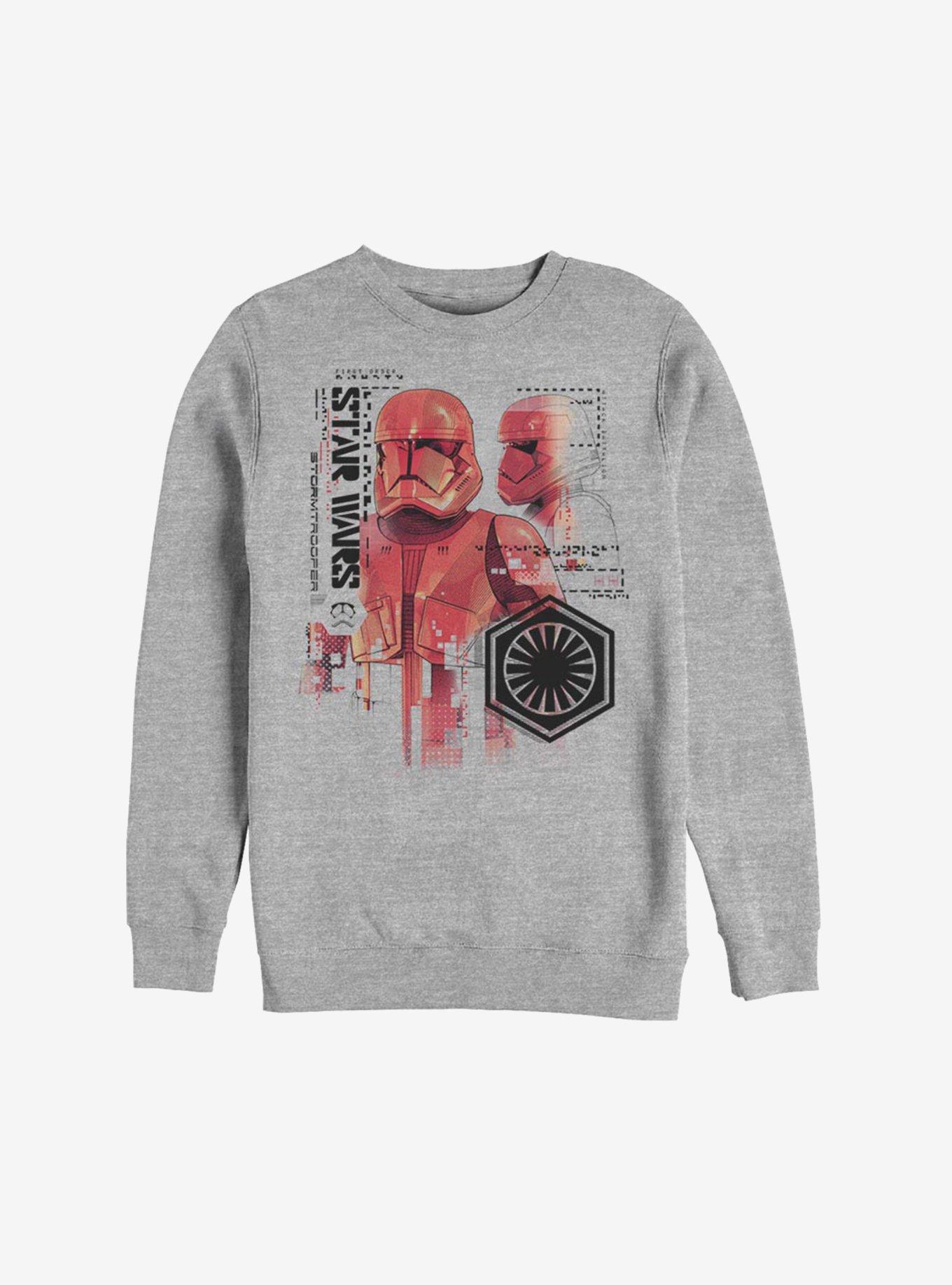 Star Wars Episode IX The Rise Of Skywalker Red Trooper Schematic Sweatshirt, , hi-res