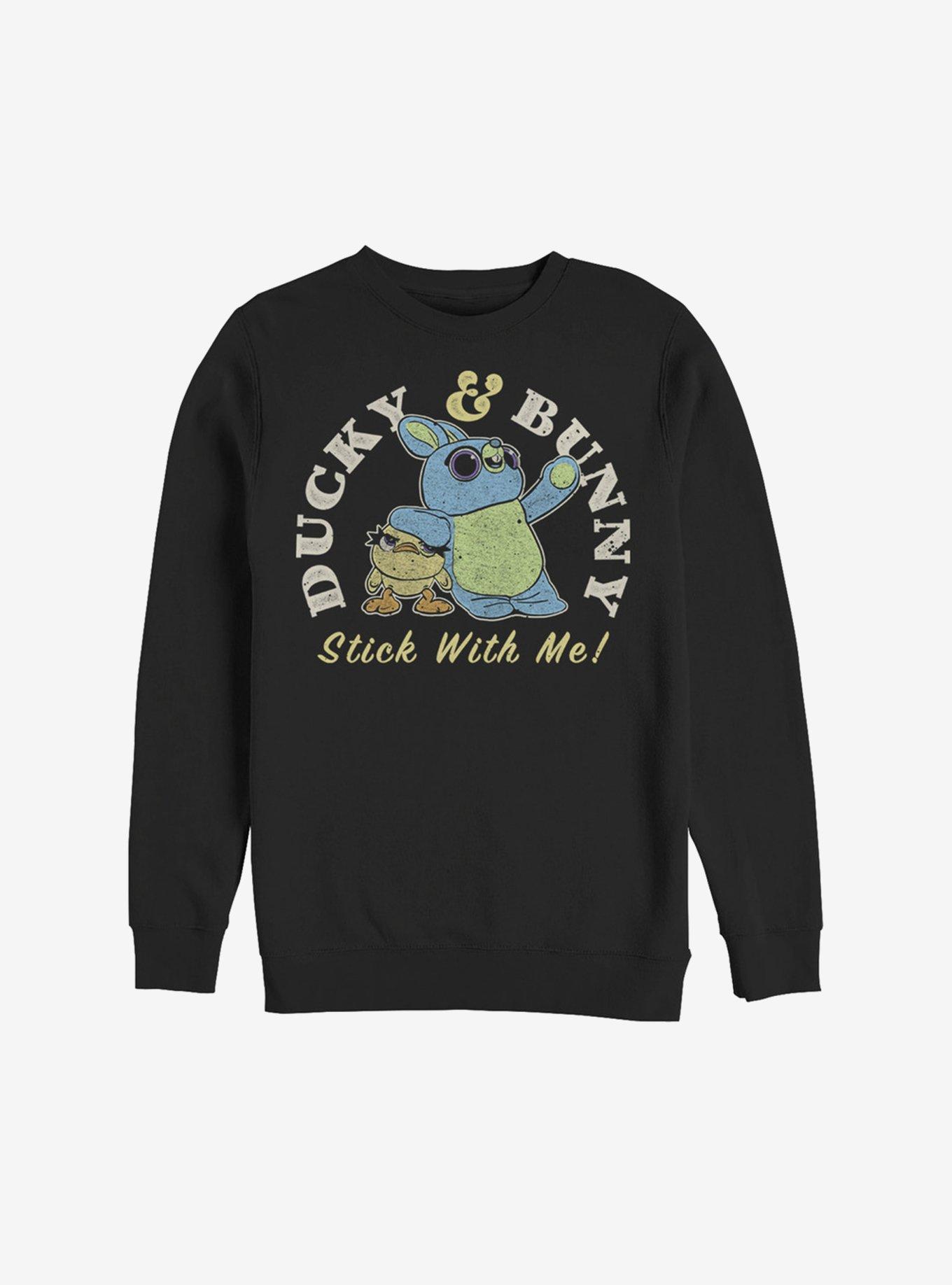 Disney Pixar Toy Story 4 Ducky and Bunny Stuck With Me Sweatshirt, , hi-res