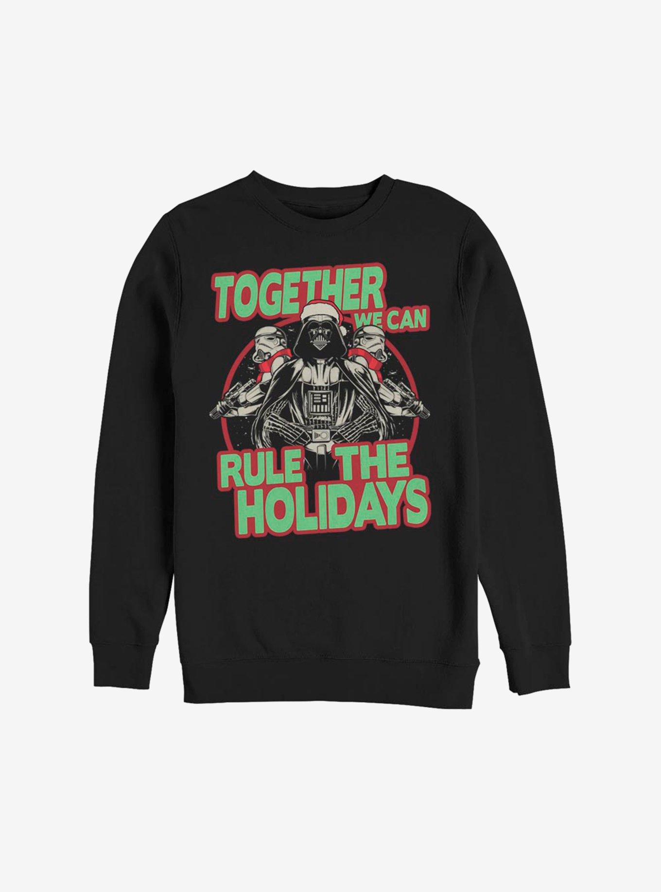Star Wars Rule The Holidays Sweatshirt, BLACK, hi-res