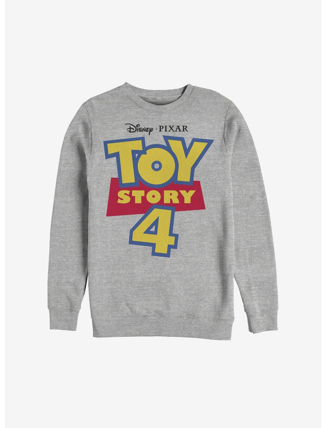 Disney Pixar Toy Story 4 Full Color Logo Sweatshirt, ATH HTR, hi-res