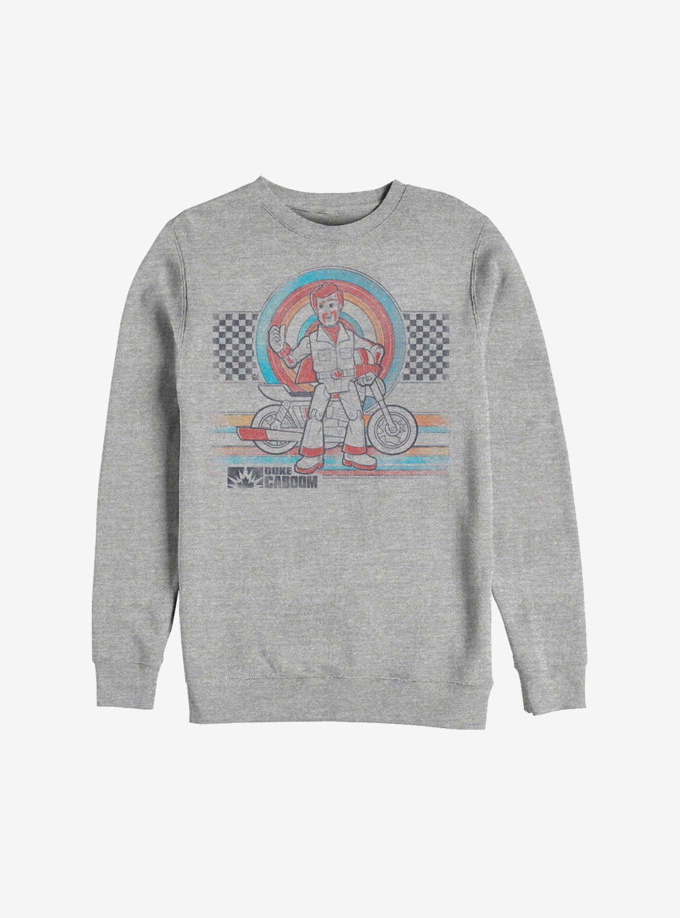 Disney Pixar Toy Story 4 Duke Caboom Sweatshirt, ATH HTR, hi-res