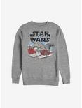 Star Wars Episode VIII The Last Jedi Salt Battle Sweatshirt, ATH HTR, hi-res