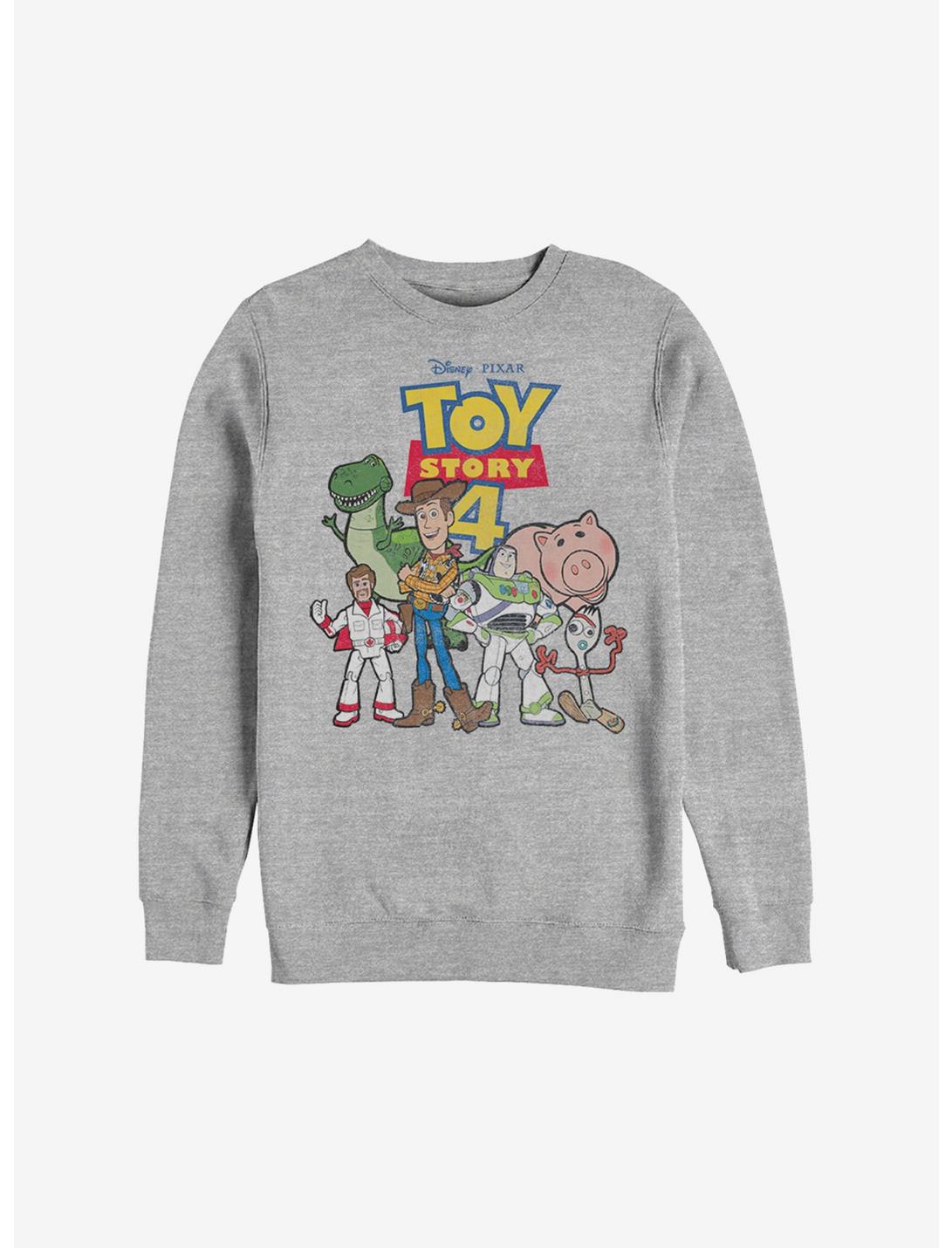 Disney Pixar Toy Story 4 Toy Crew Sweatshirt, ATH HTR, hi-res